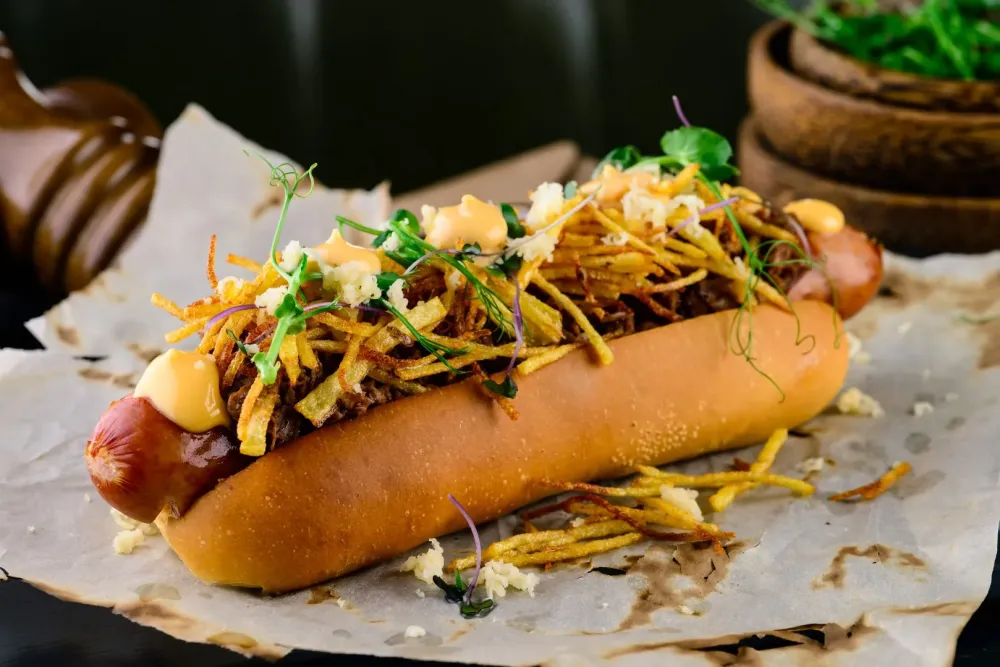 Hot dog à Bourg-Saint-Maurice